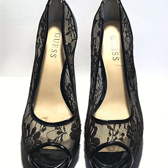 Black Guess Heels - Picture 4 of 5